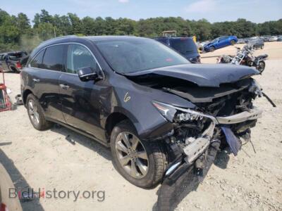 2014 Acura MDX MDX Advanc, charcoal — VIN 5FRYD4H88EB042089, Copart