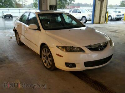 2006 Mazda 6 6 S, белый — VIN 1YVHP80DX65M27255, Copart