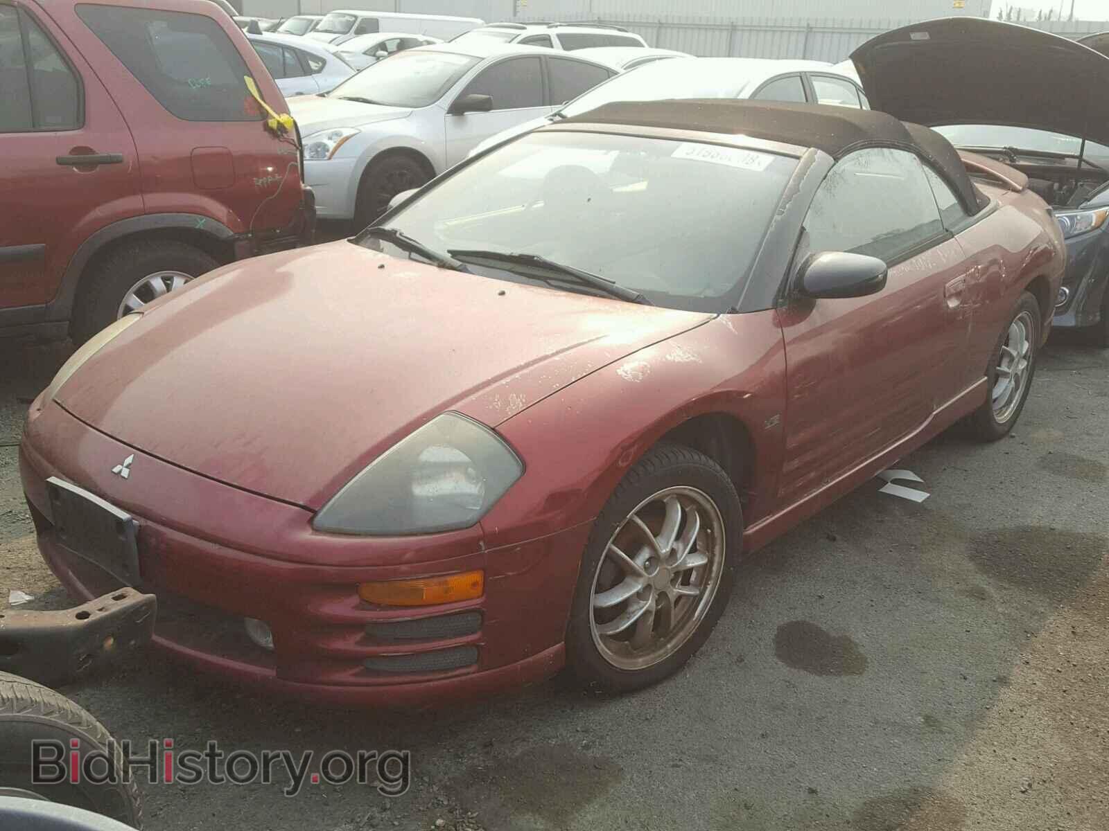 2002 MITSUBISHI ECLIPSE - VIN: 4A3AE85H12E055417 - Фото 2