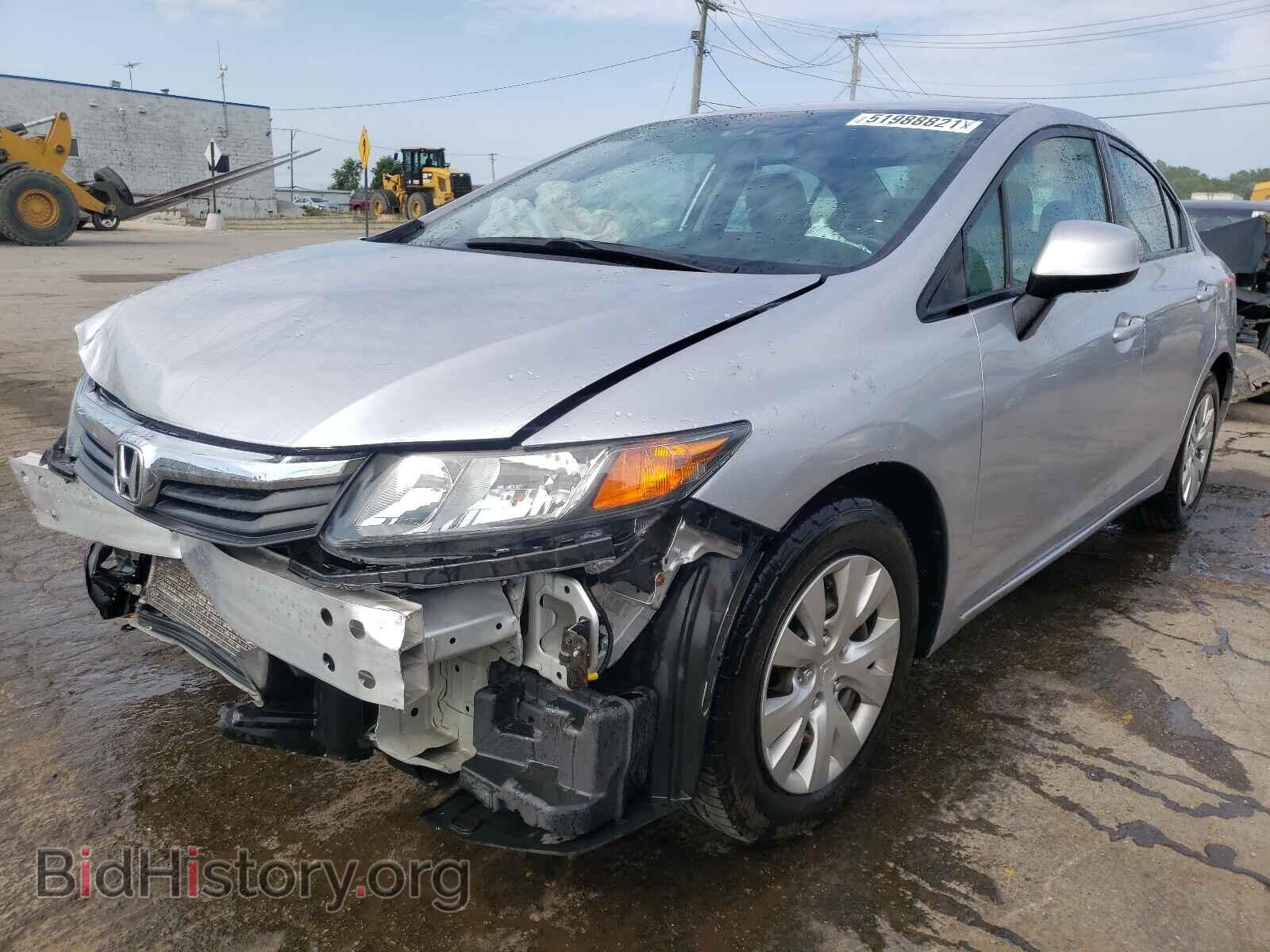 2012 HONDA CIVIC - VIN: 19XFB2F59CE093373 - Фото 2