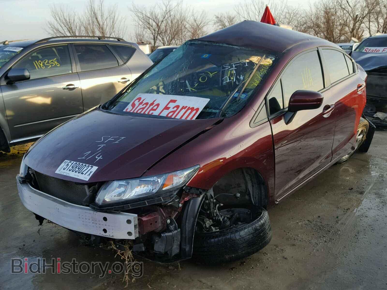 2014 HONDA CIVIC - VIN: 19XFB2F56EE053366 - Фото 2