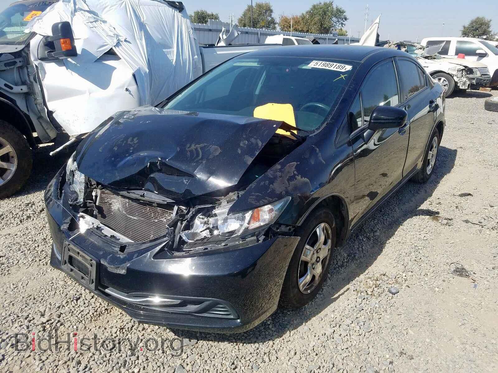 2014 HONDA CIVIC - VIN: 19XFB2F5XEE229691 - Фото 2