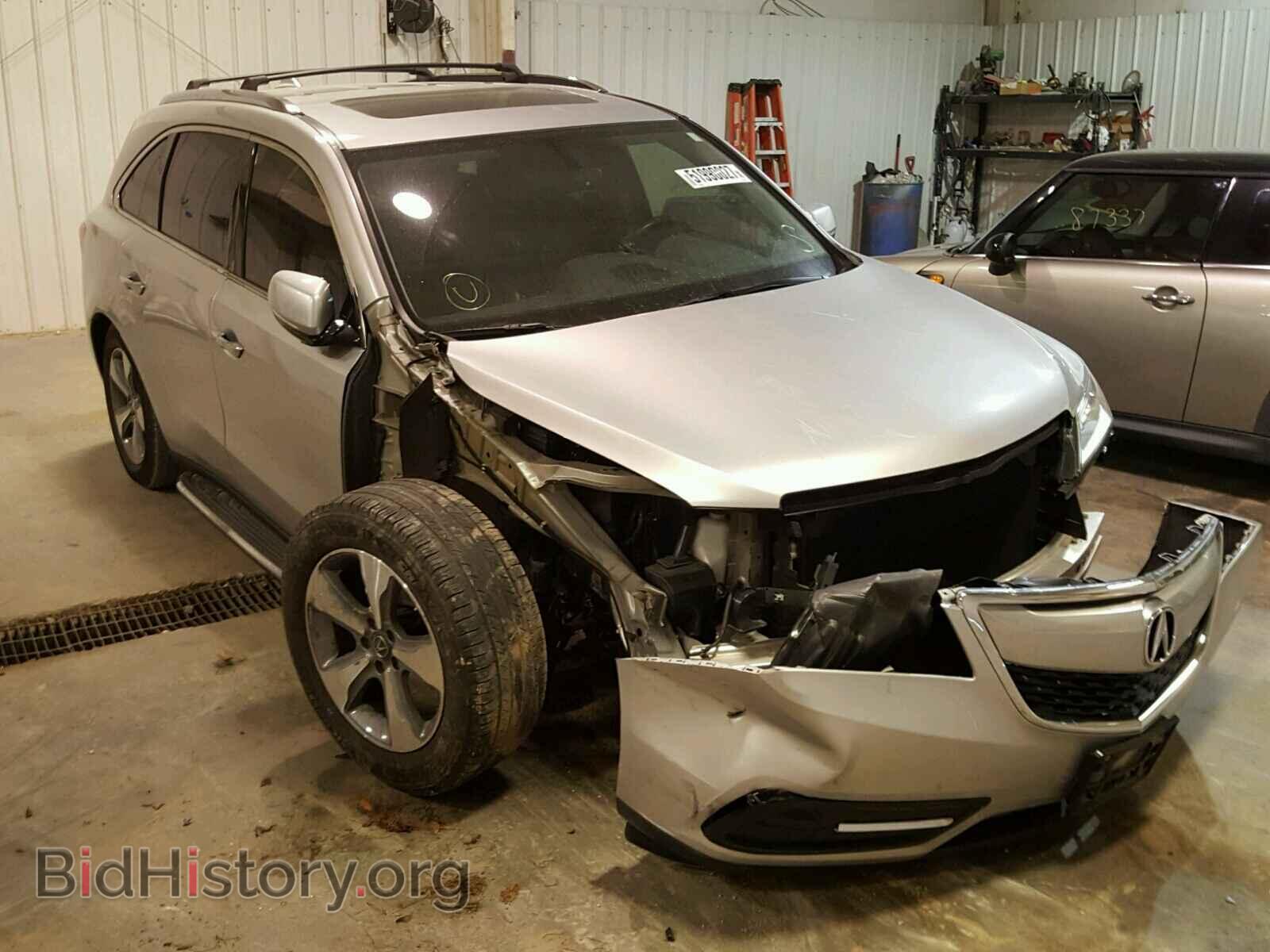 Фотография 5FRYD3H21EB004113 - ACURA MDX 2014