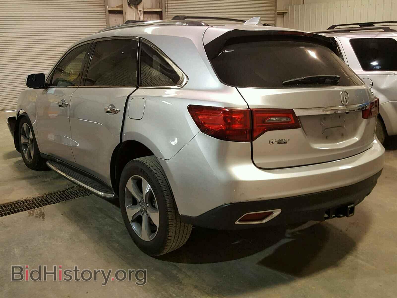 2014 ACURA MDX - VIN: 5FRYD3H21EB004113 - Фото 3