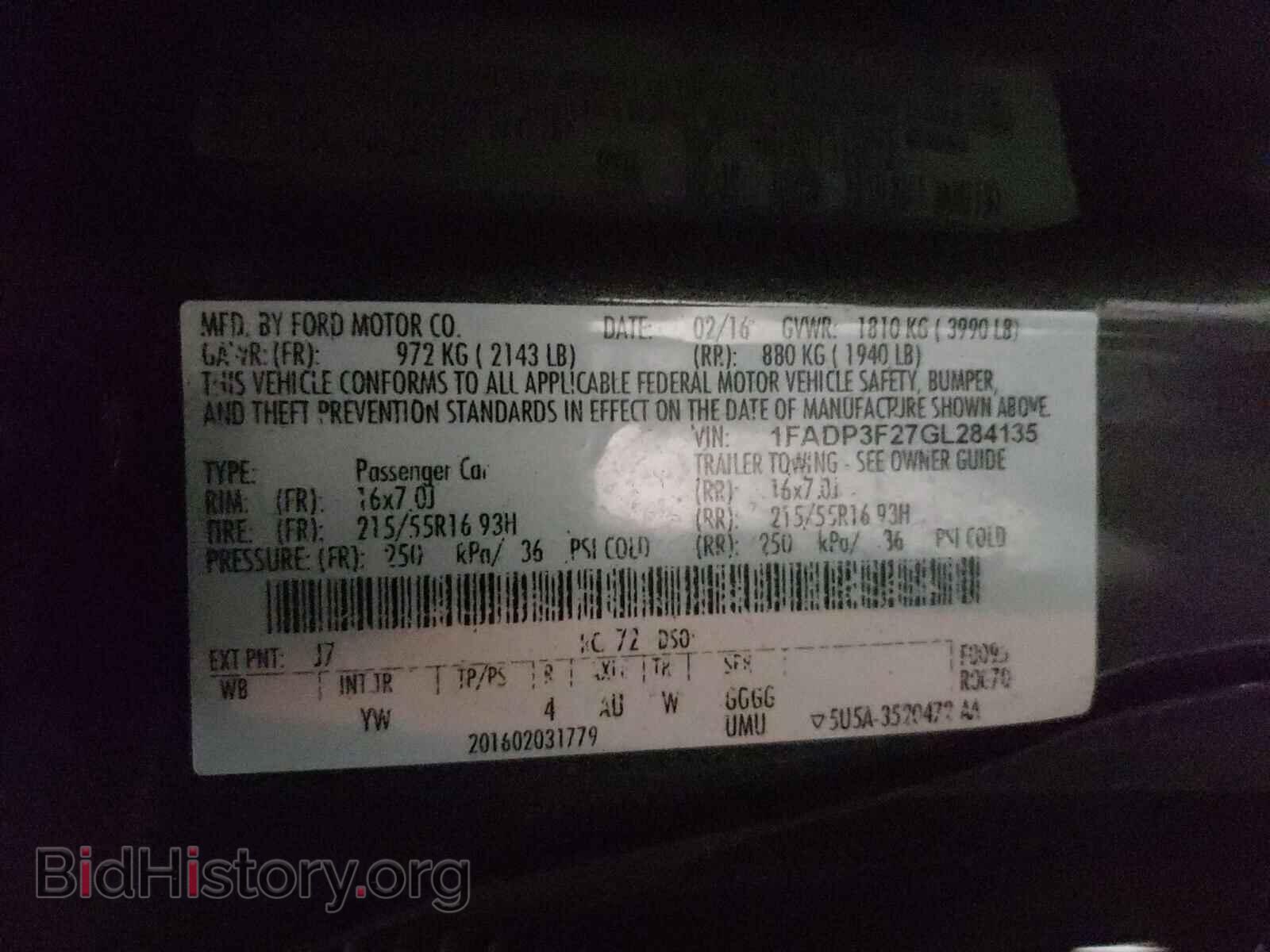 2016 FORD FOCUS - VIN: 1FADP3F27GL284135 - Photo 10