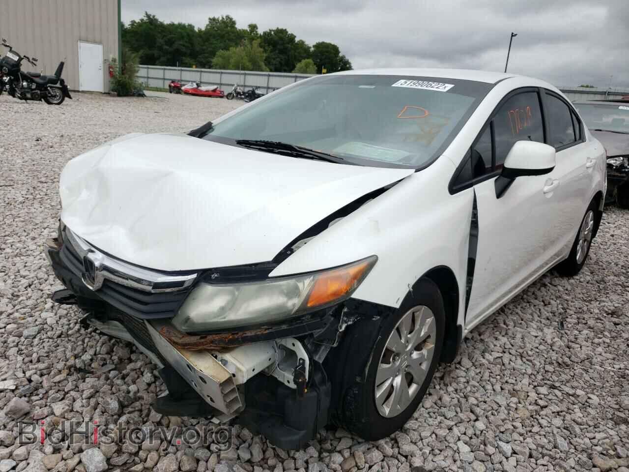 2012 HONDA CIVIC - VIN: 2HGFB2F57CH501410 - Фото 2