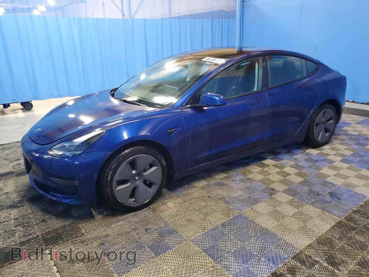 Photo 5YJ3E1EA4NF372195 - TESLA MODEL 3 2022