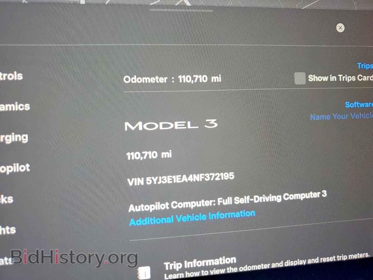 2022 TESLA MODEL 3 - VIN: 5YJ3E1EA4NF372195 - Photo 9