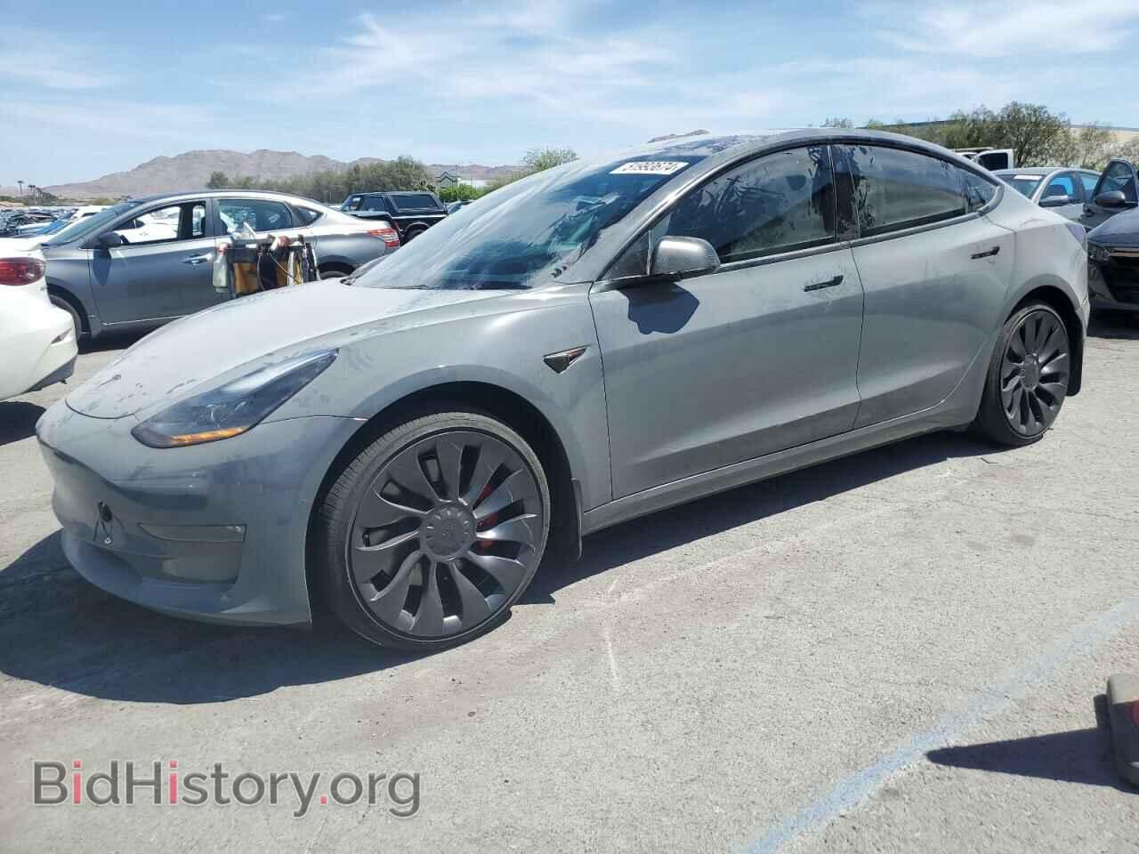 Photo 5YJ3E1EC2NF117014 - TESLA MODEL 3 2022