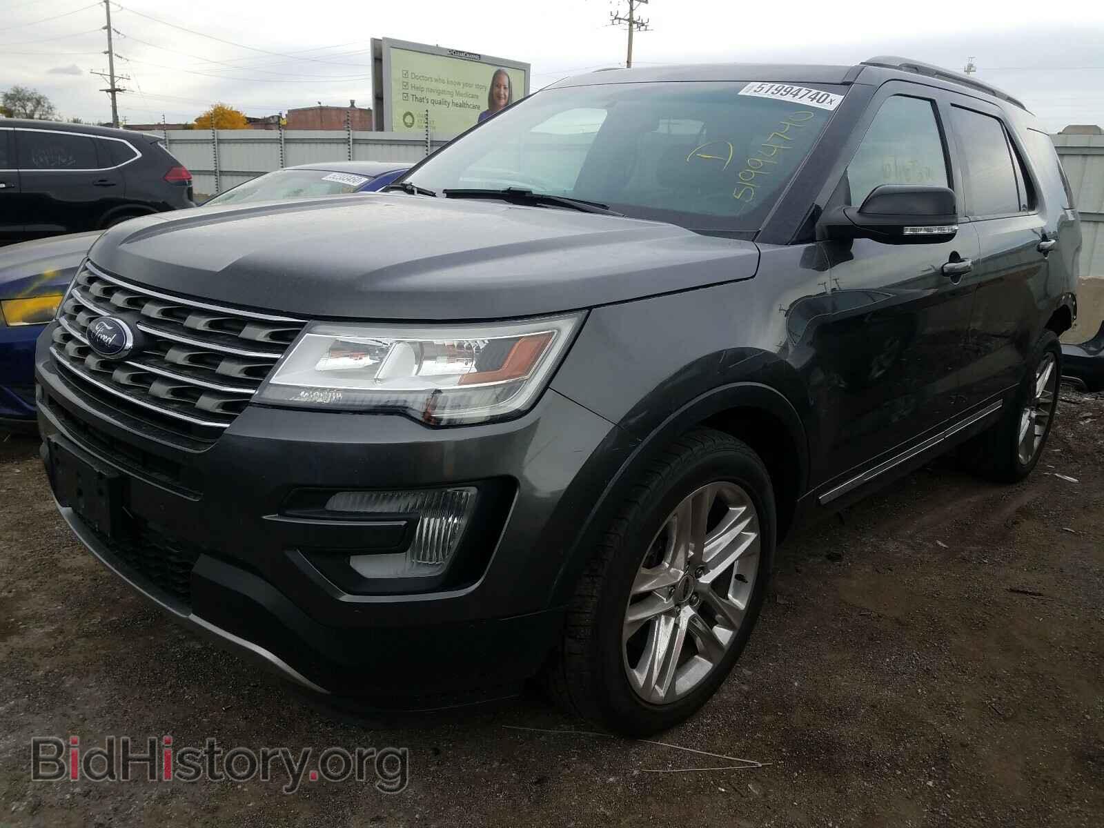 2016 FORD EXPLORER - VIN: 1FM5K8D85GGC95267 - Фото 2
