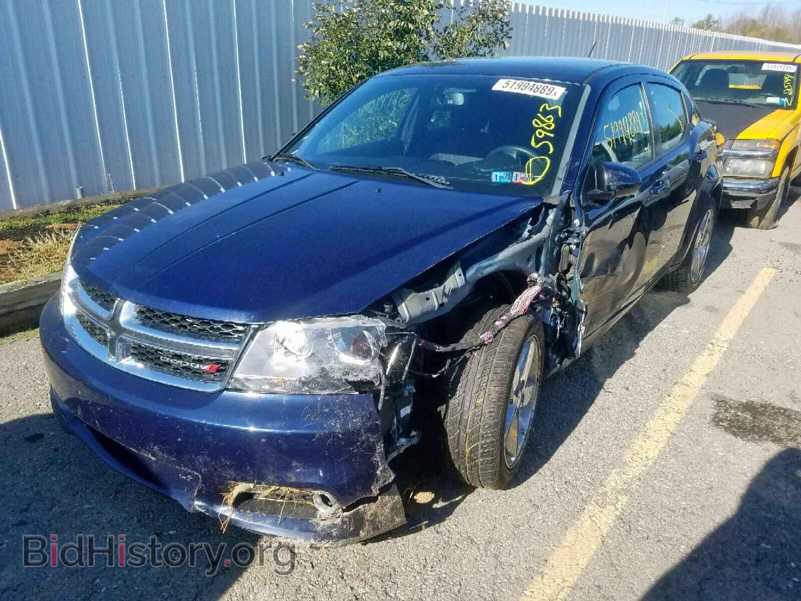 2013 DODGE AVENGER - VIN: 1C3CDZCB7DN544852 - Фото 2