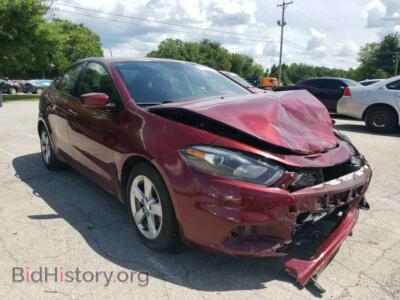2015 Dodge DART DART SXT, красный — VIN 1C3CDFBB7FD237206, Copart