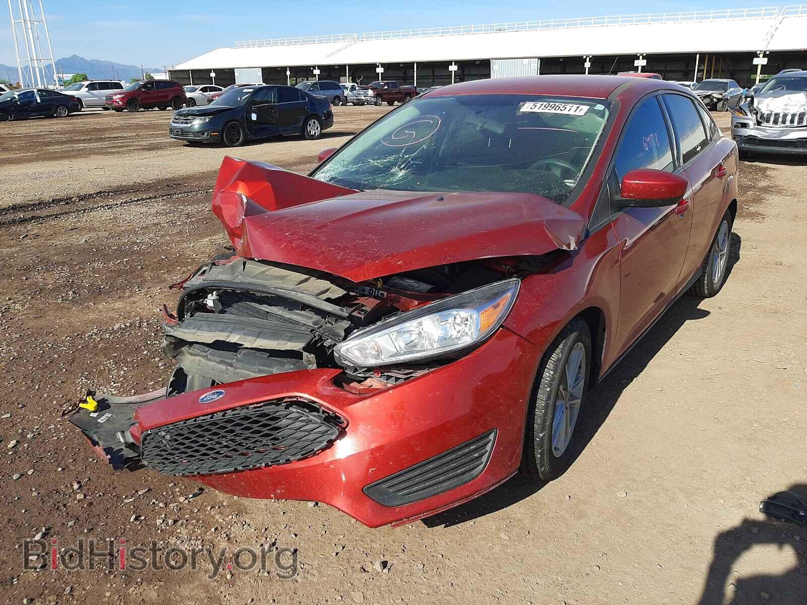 2018 FORD FOCUS - VIN: 1FADP3F25JL293472 - Фото 2