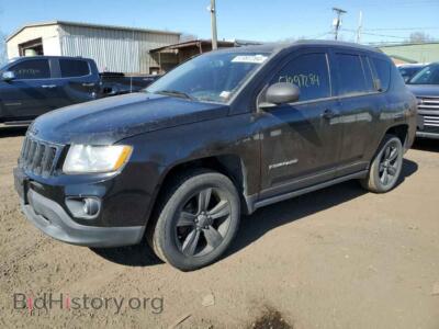 2012 Jeep COMPASS Sport, black — VIN 1C4NJDBB2CD638210, Copart