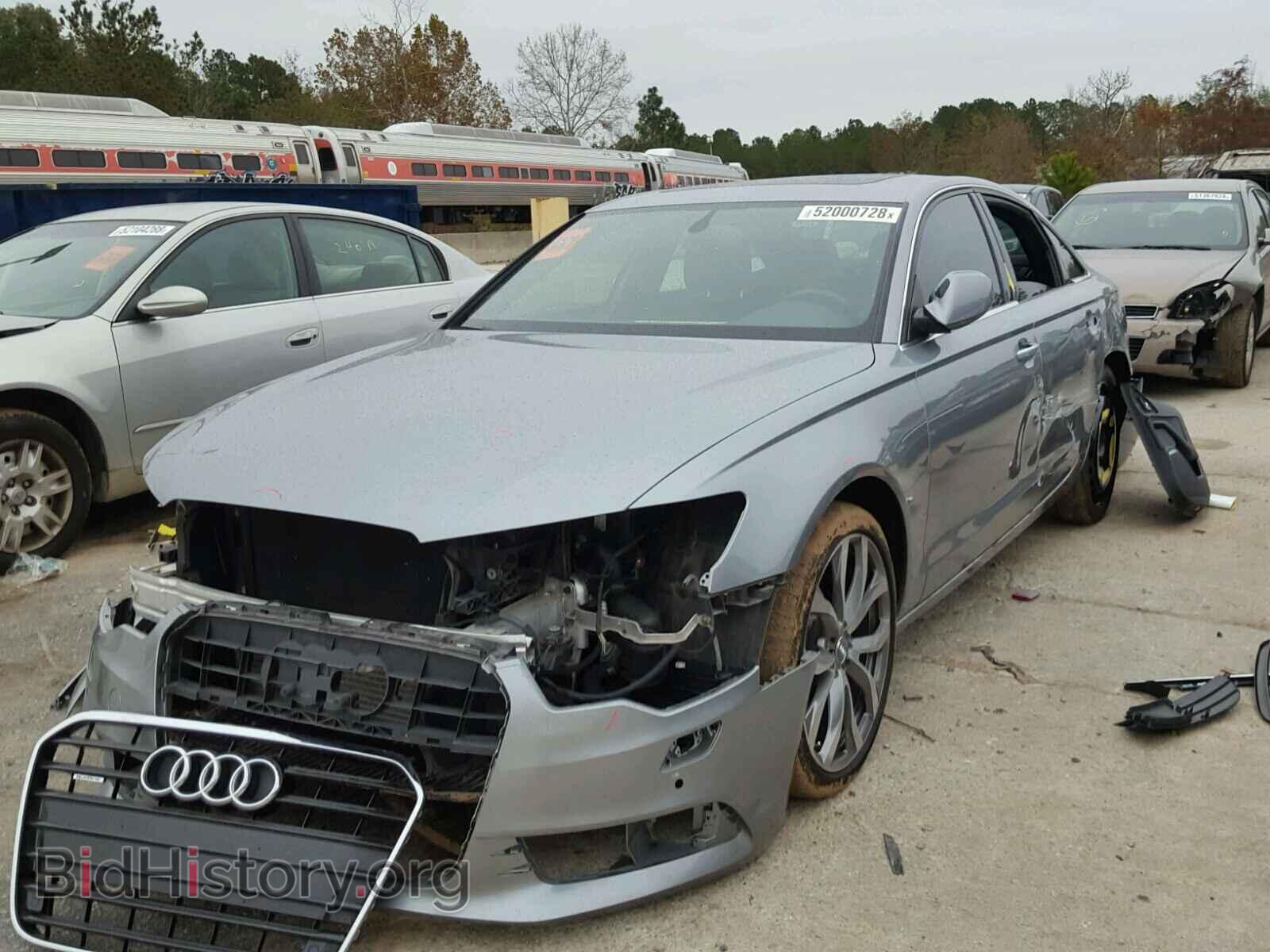 2013 AUDI A6 - VIN: WAUGFAFC8DN105511 - Фото 2