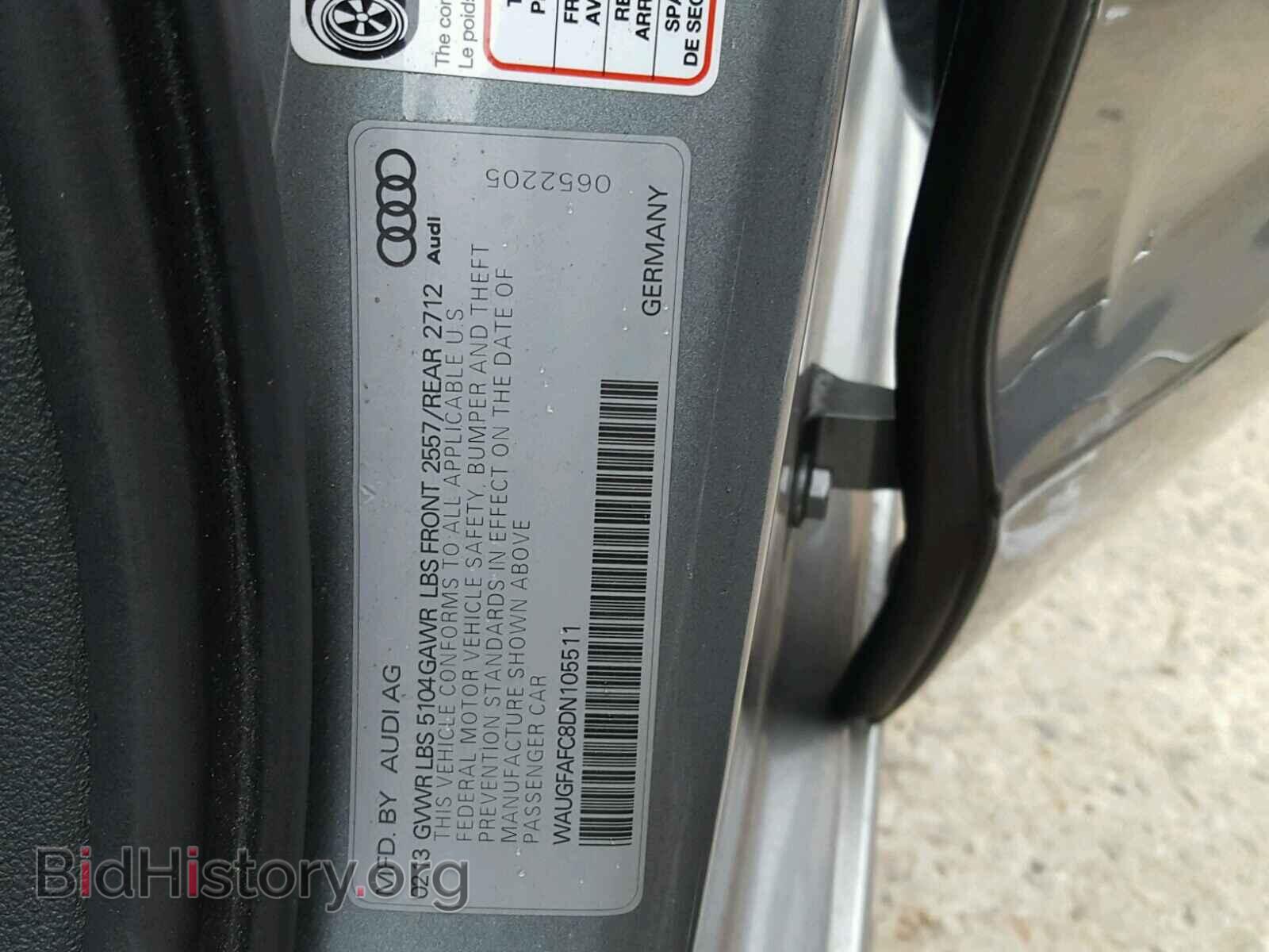 2013 AUDI A6 - VIN: WAUGFAFC8DN105511 - Фото 10