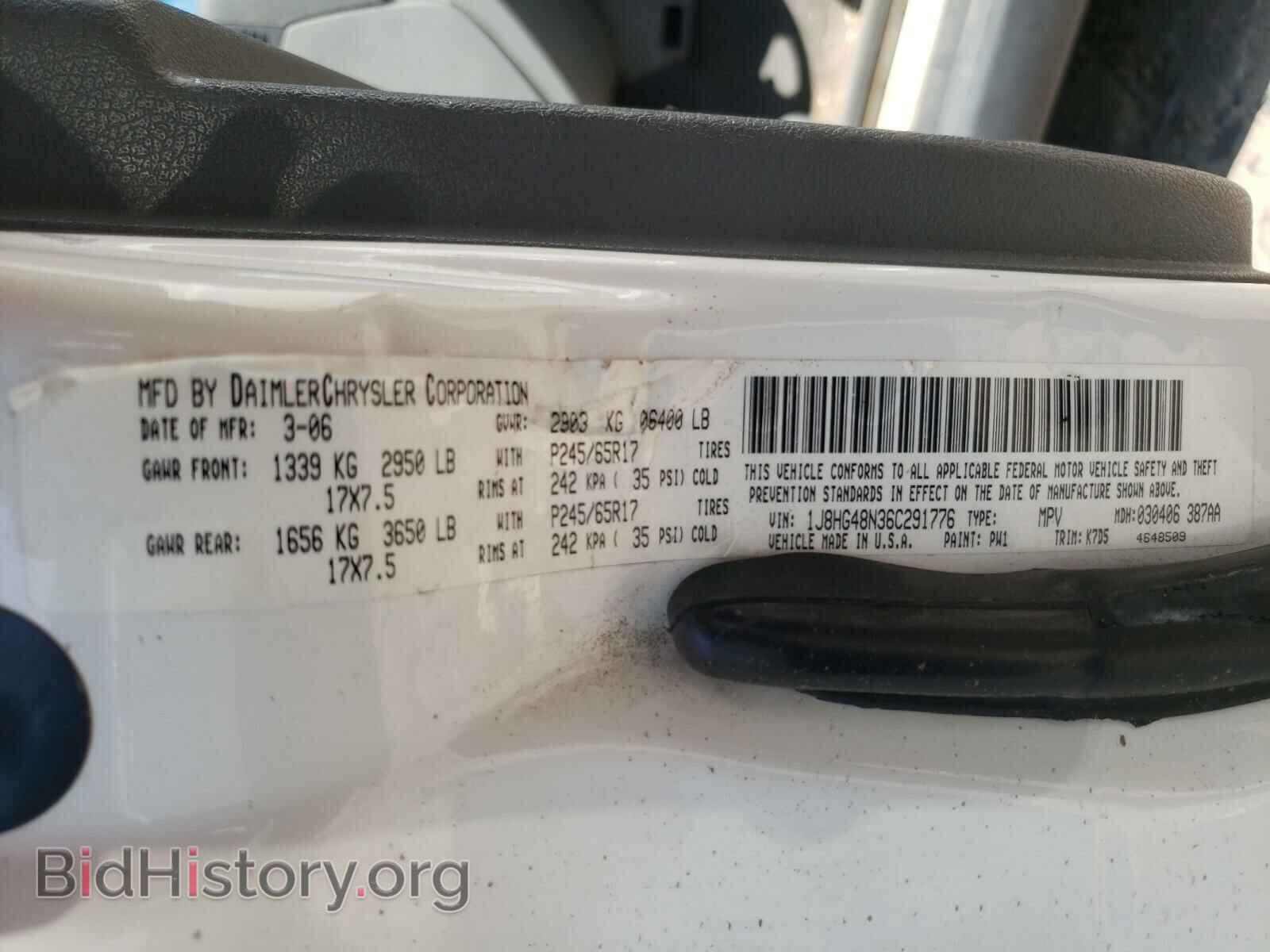 2006 JEEP COMMANDER - VIN: 1J8HG48N36C291776 - Photo 10