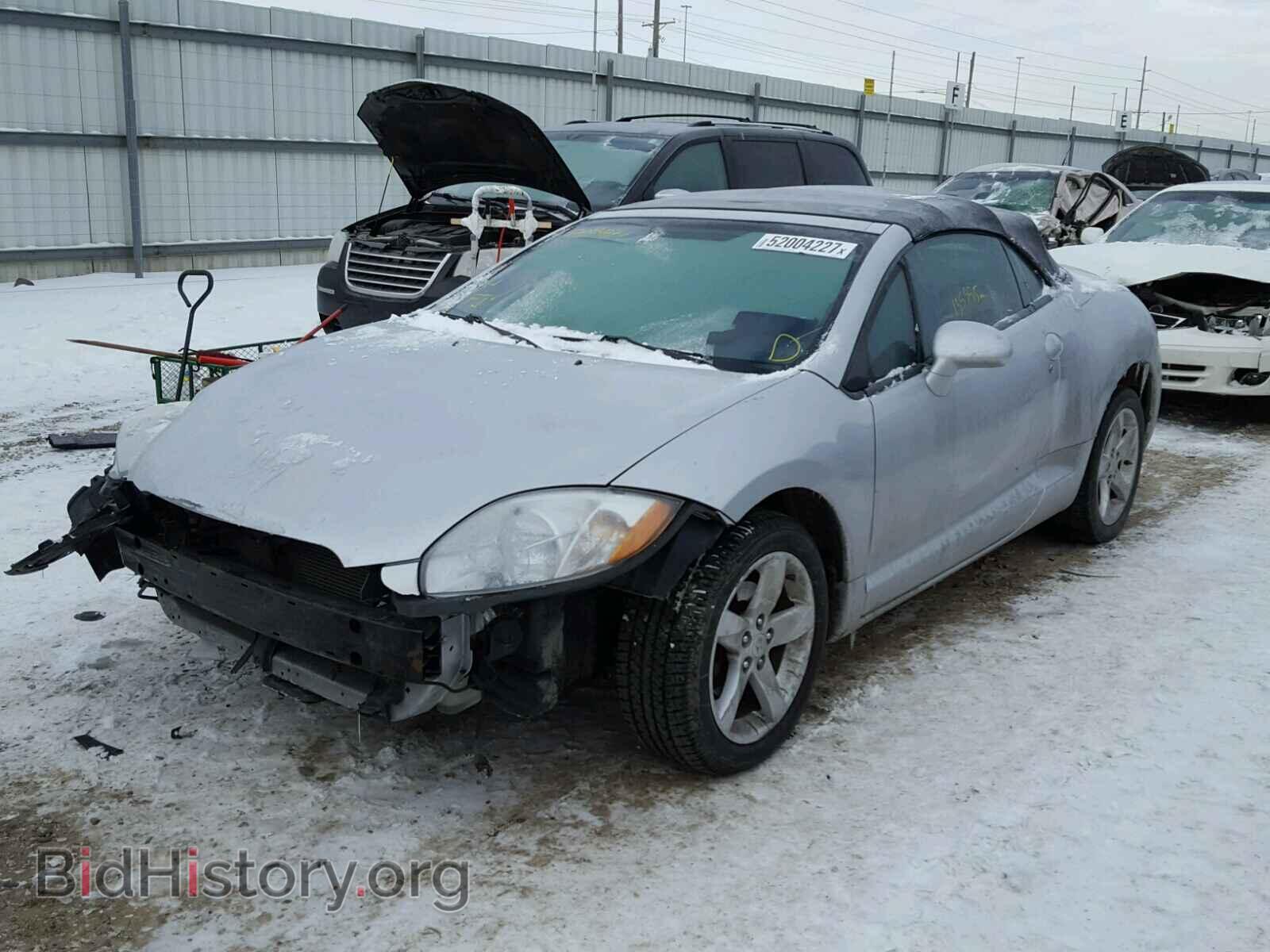 2008 MITSUBISHI ECLIPSE - VIN: 4A3AL25F78E004207 - Фото 2