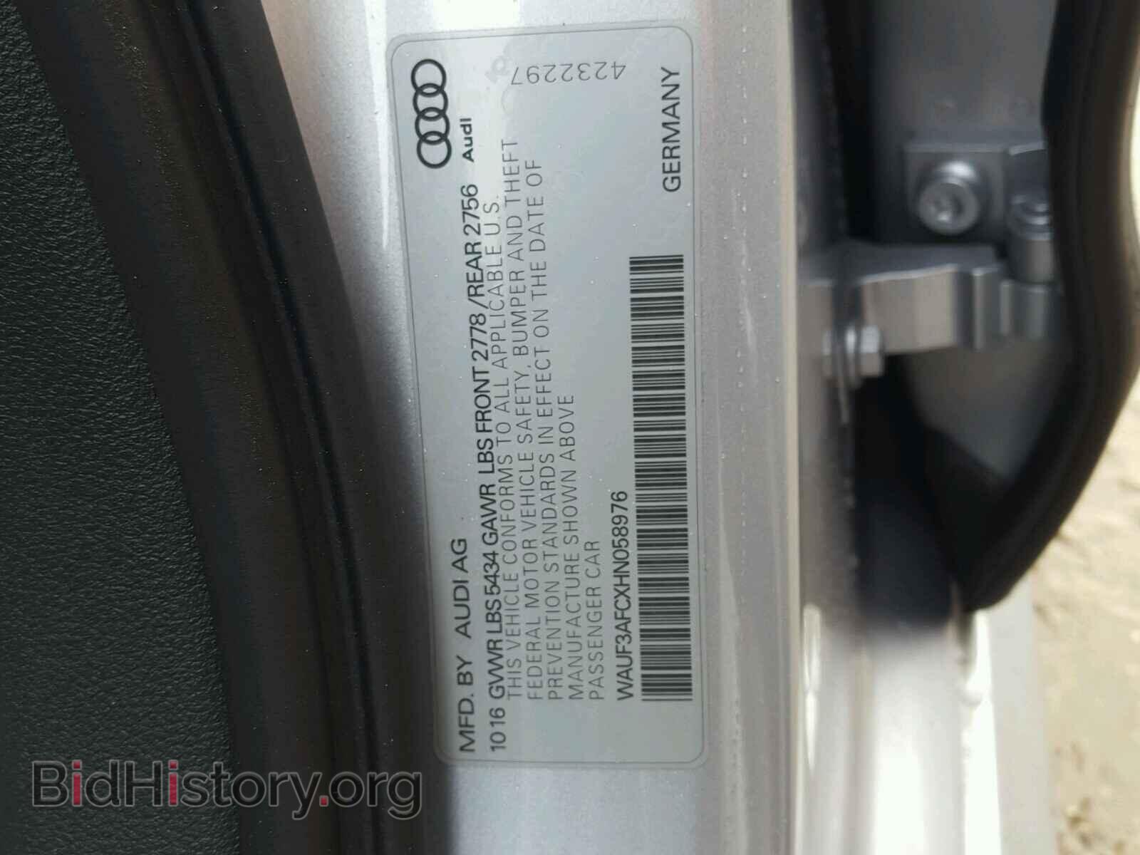2017 AUDI A6 - VIN: WAUF3AFCXHN058976 - Фото 10