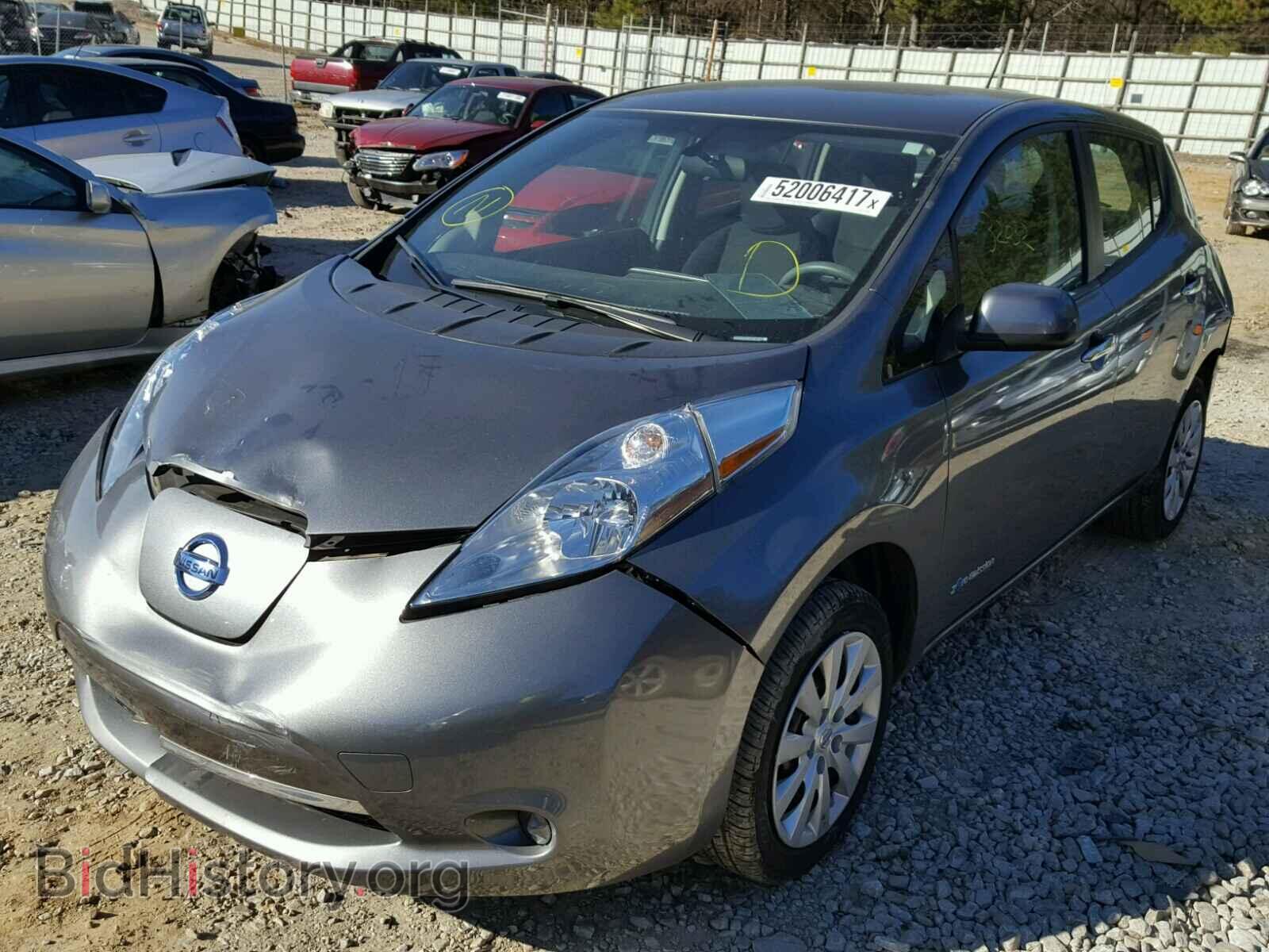2015 NISSAN LEAF - VIN: 1N4AZ0CP0FC321505 - Фото 2