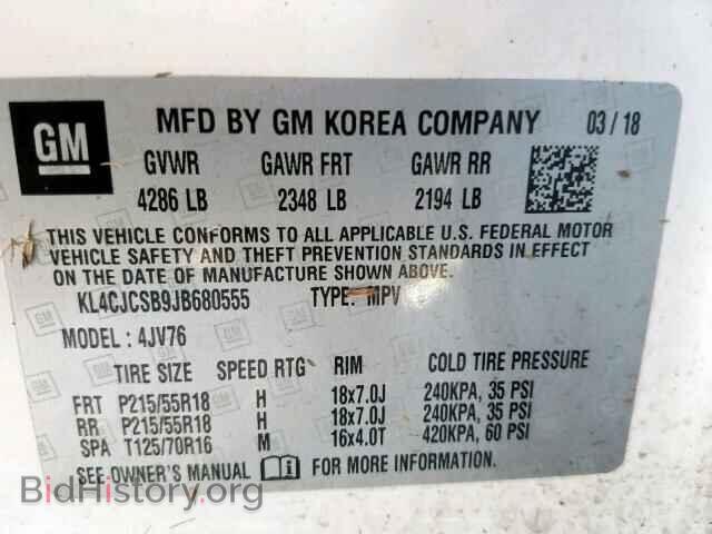 2018 BUICK ENCORE ESS - VIN: KL4CJCSB9JB680555 - Photo 10