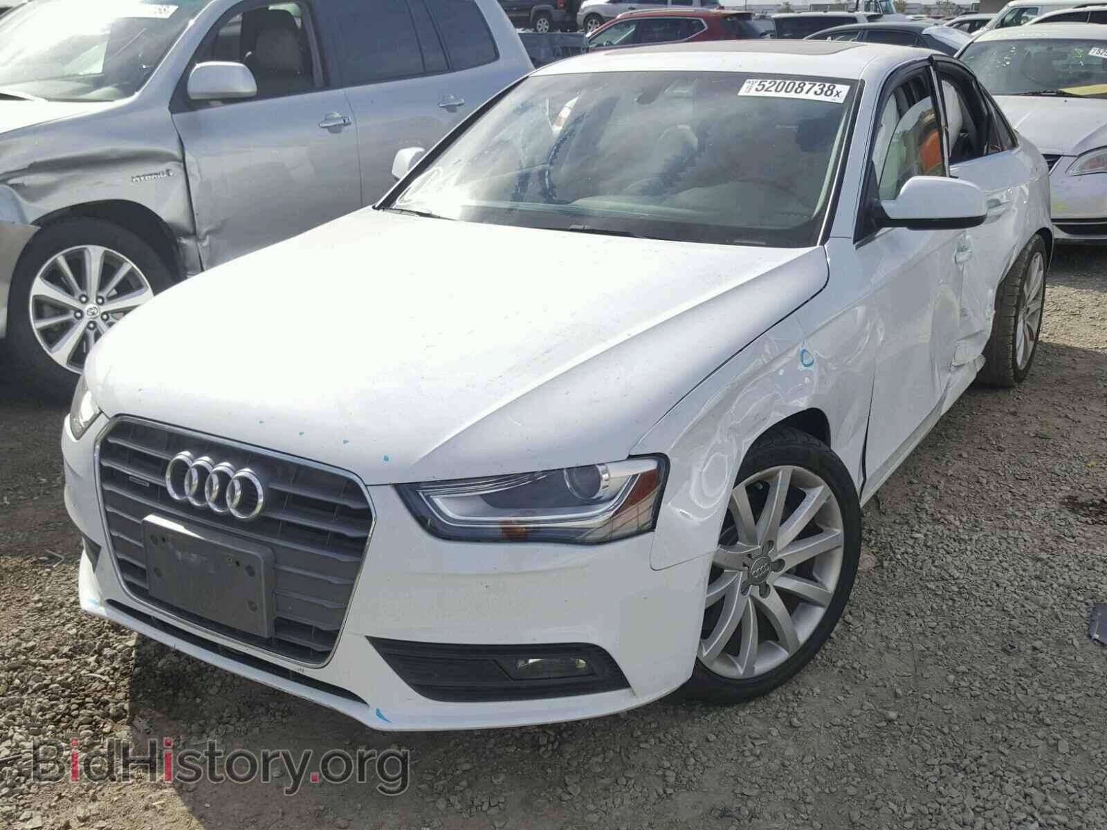 2013 AUDI A4 - VIN: WAUFFAFL0DN038589 - Фото 2