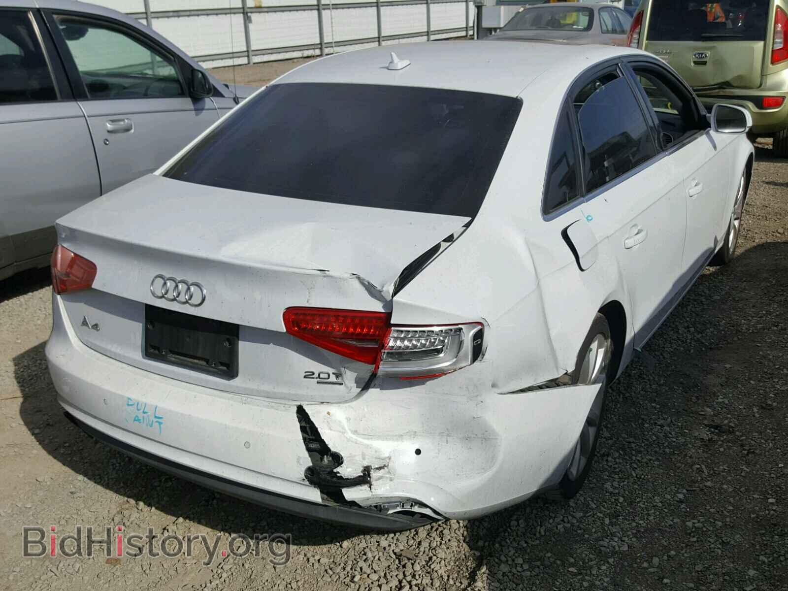2013 AUDI A4 - VIN: WAUFFAFL0DN038589 - Фото 4