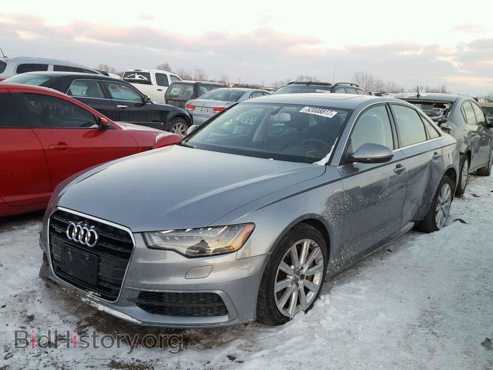 2013 AUDI A6 - VIN: WAUHGAFC1DN120174 - Фото 2