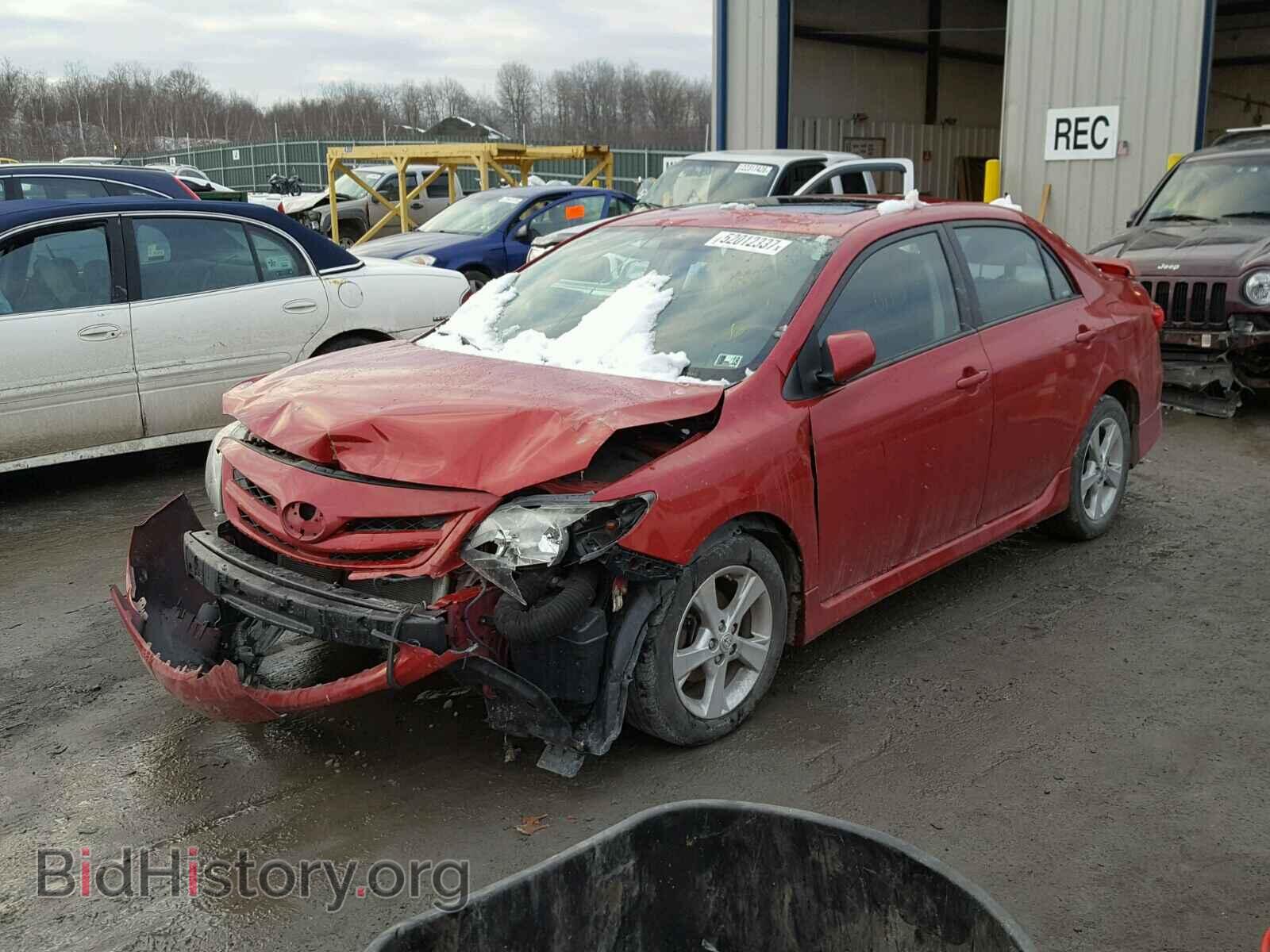 2011 TOYOTA COROLLA BA - VIN: 2T1BU4EE2BC609205 - Фото 2