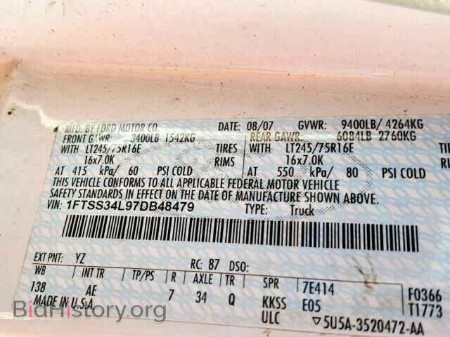 2007 FORD ECONOLINE - VIN: 1FTSS34L97DB48479 - Photo 10