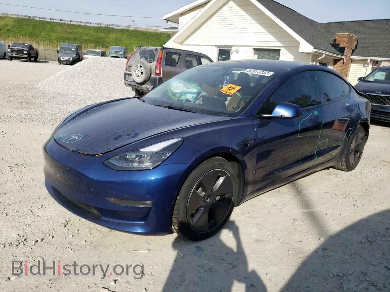 Photo 5YJ3E1EB2MF973872 - TESLA MODEL 3 2021