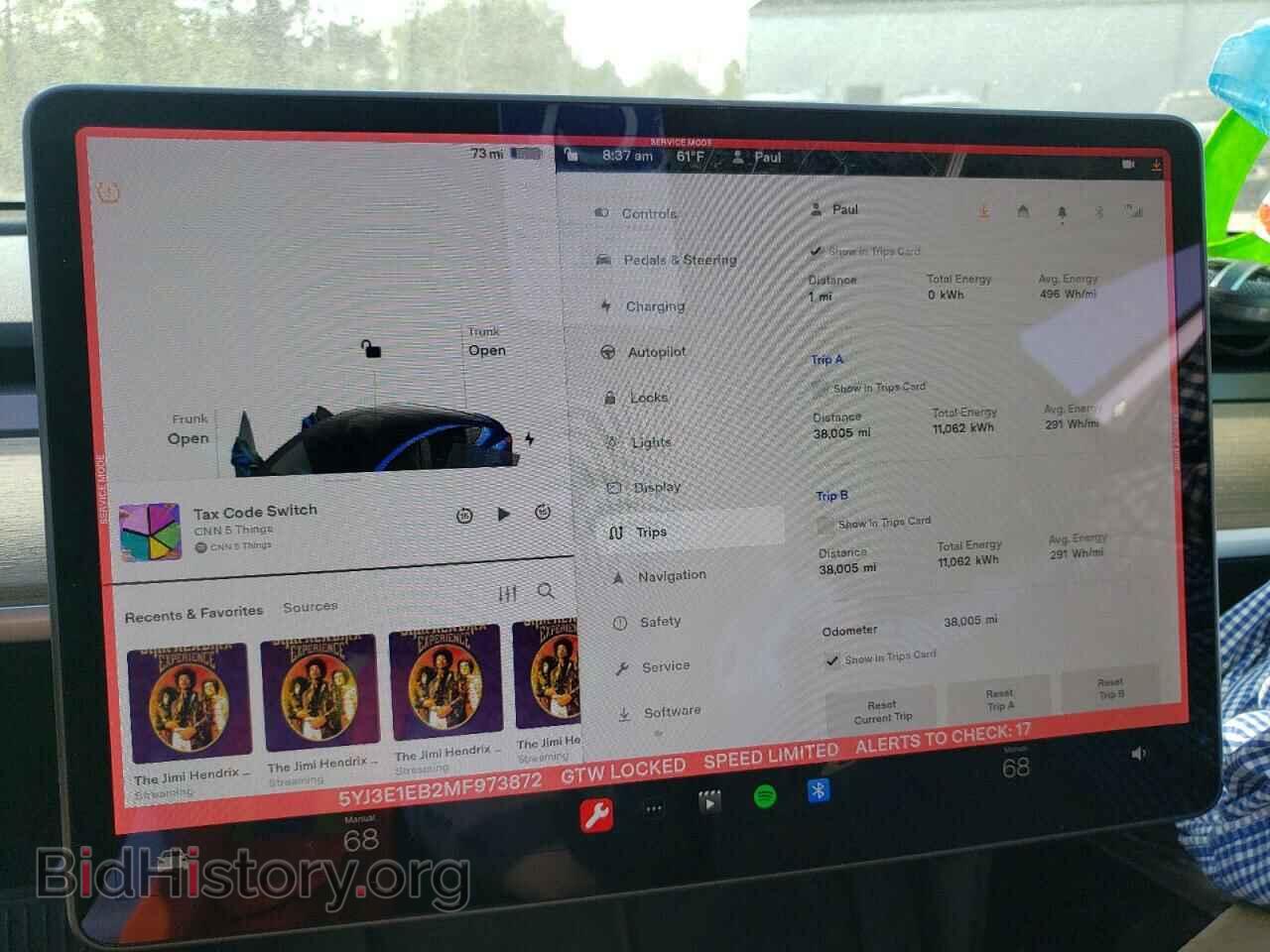 2021 TESLA MODEL 3 - VIN: 5YJ3E1EB2MF973872 - Photo 9