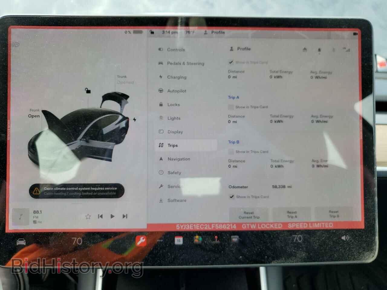 2020 TESLA MODEL 3 - VIN: 5YJ3E1EC2LF586214 - Photo 9