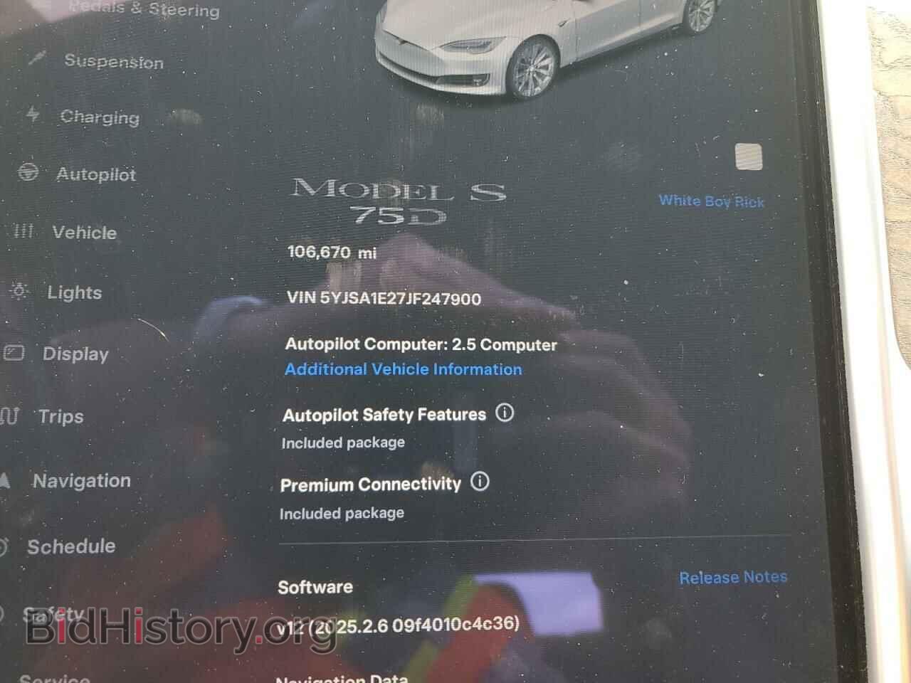 2018 TESLA MODEL S - VIN: 5YJSA1E27JF247900 - Фото 9