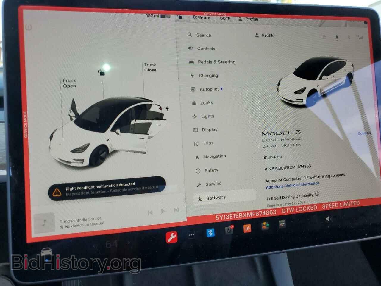 2021 TESLA MODEL 3 - VIN: 5YJ3E1EBXMF874863 - Photo 9