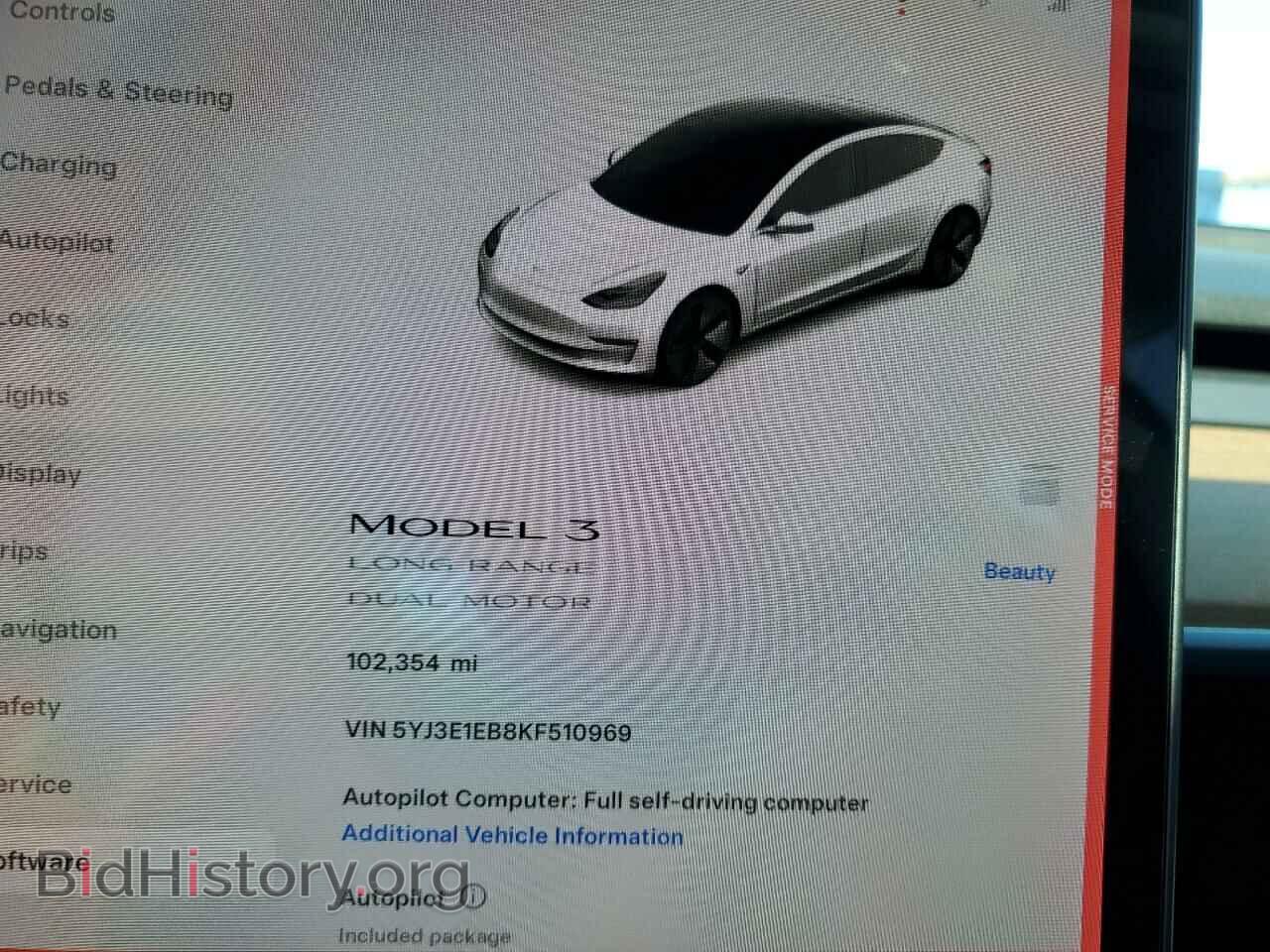 2019 TESLA MODEL 3 - VIN: 5YJ3E1EB8KF510969 - Фото 9