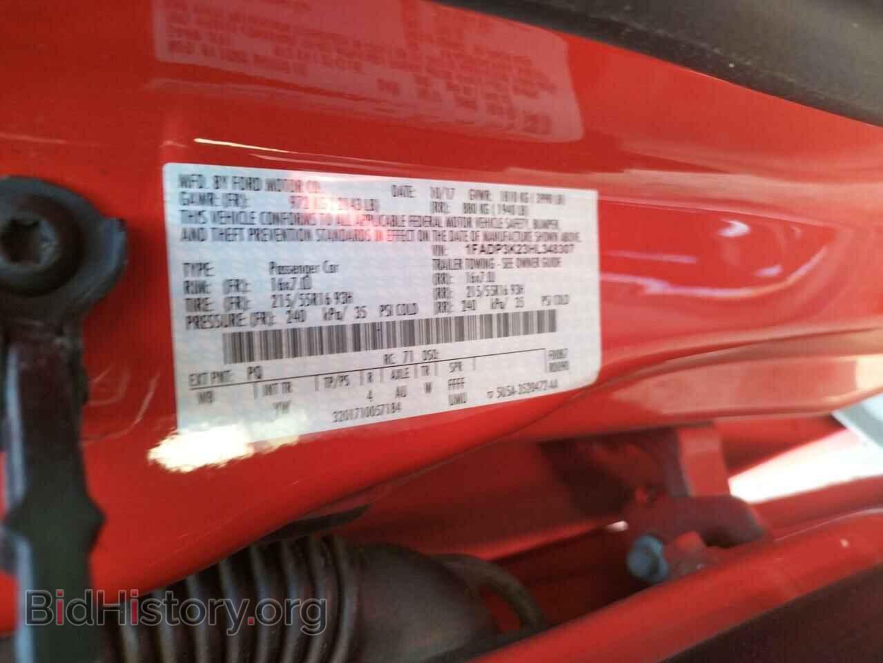 2017 FORD FOCUS - VIN: 1FADP3K23HL348307 - Фото 10