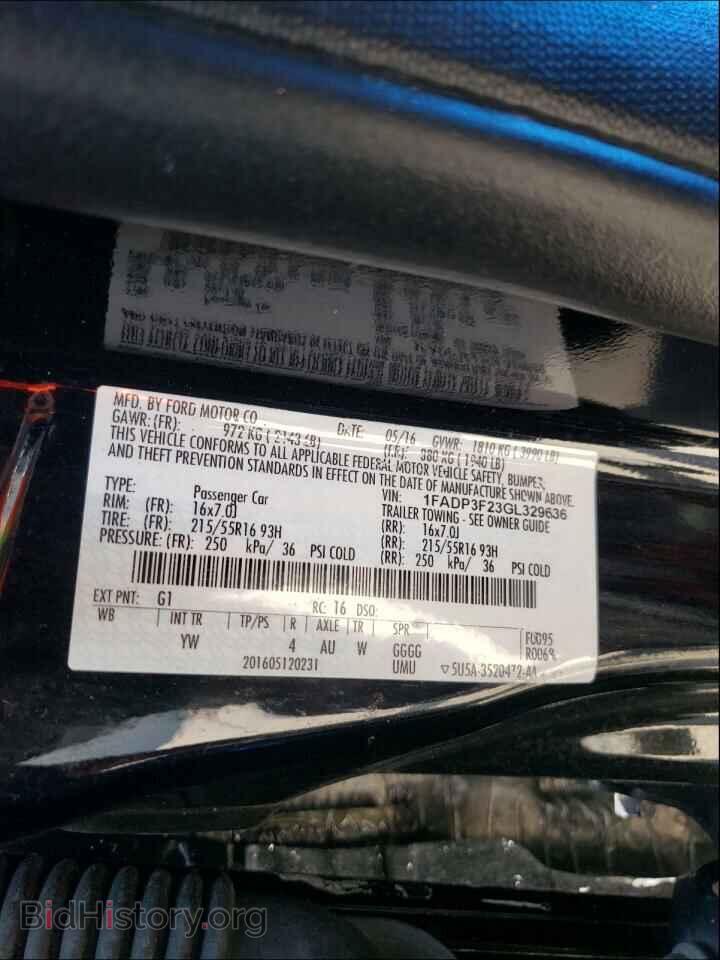 2016 FORD FOCUS - VIN: 1FADP3F23GL329636 - Photo 10