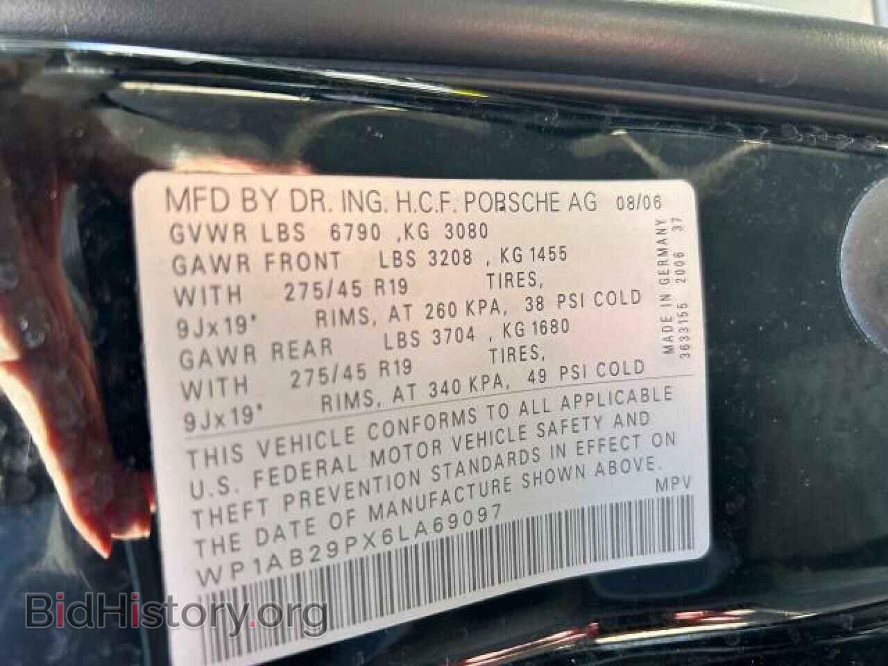 2006 PORSCHE CAYENNE - VIN: WP1AB29PX6LA69097 - Фото 10