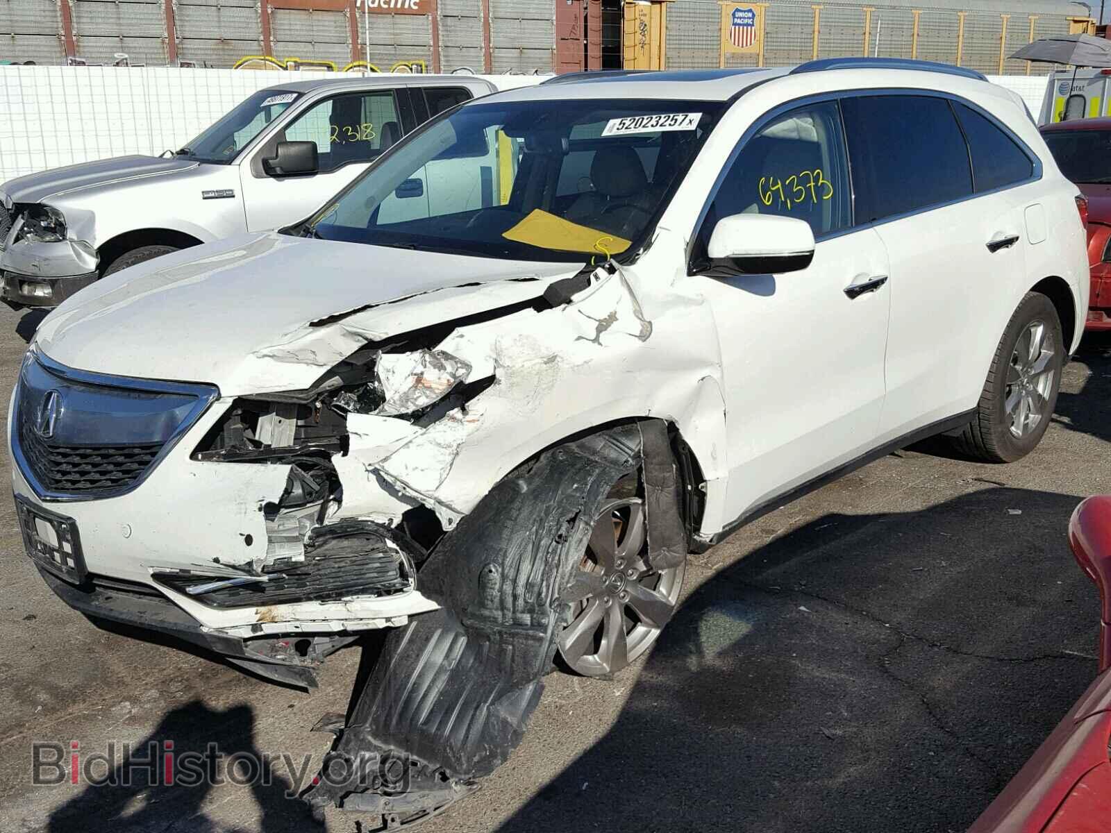 2014 ACURA MDX - VIN: 5FRYD3H86EB010378 - Фото 2