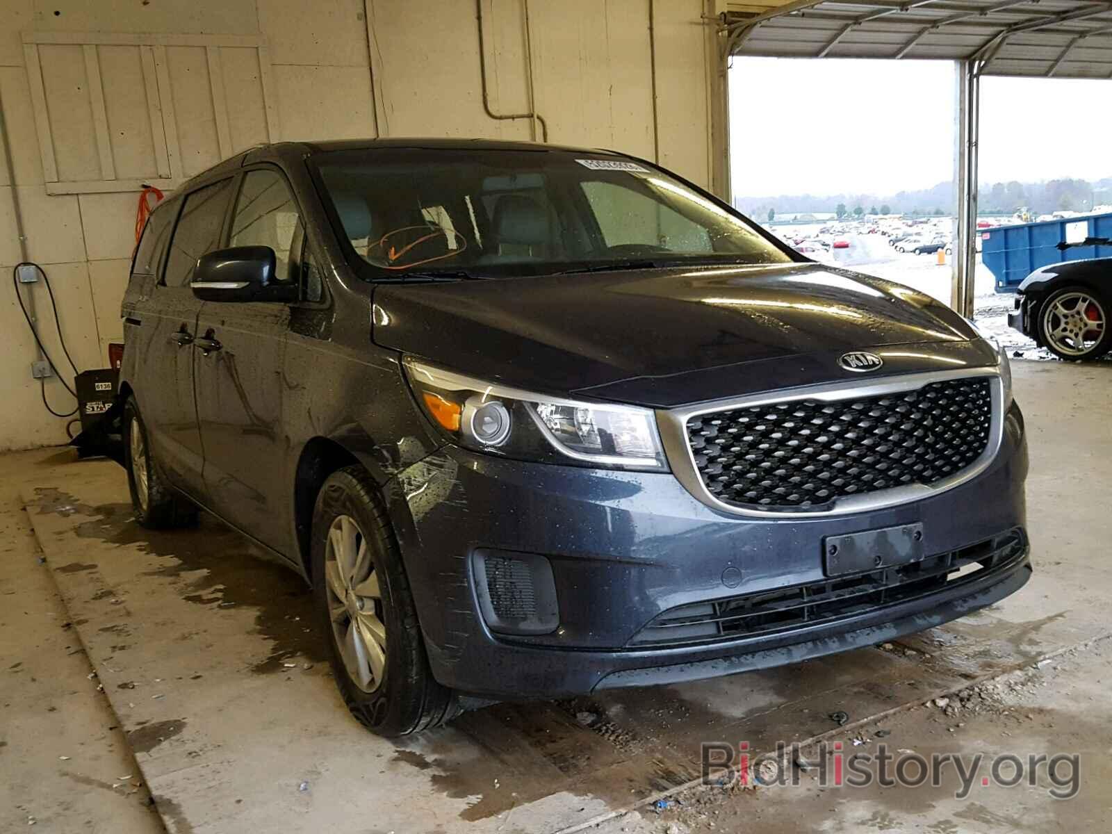 Фотография KNDMB5C11G6082437 - KIA SEDONA LX 2016