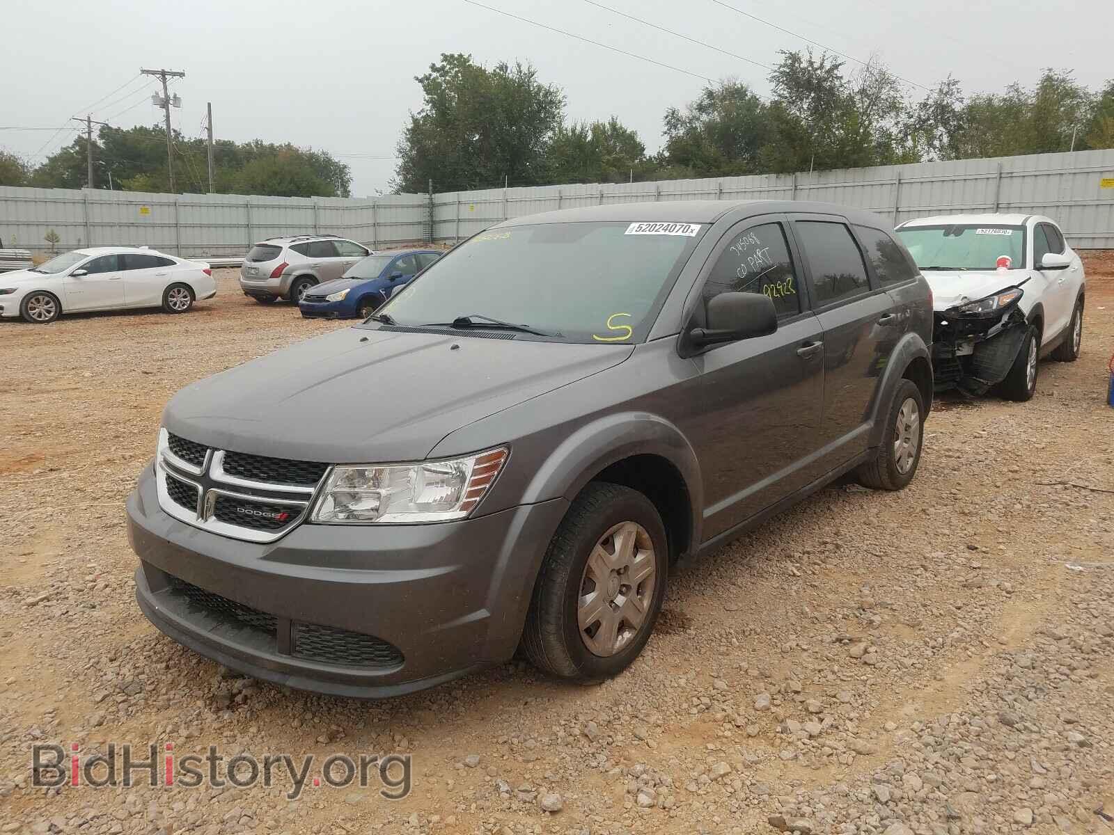 2012 DODGE JOURNEY - VIN: 3C4PDCAB9CT345068 - Фото 2