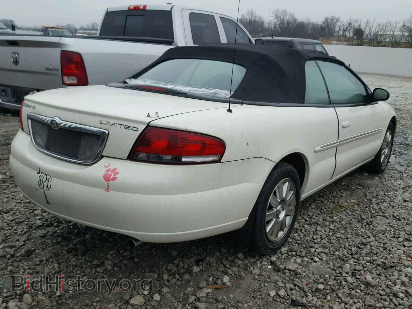 2004 CHRYSLER SEBRING - VIN: 1C3EL65R04N131725 - Фото 4