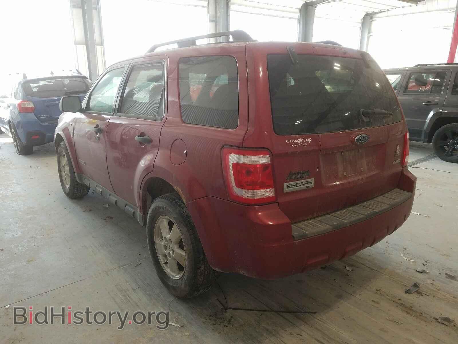 2008 FORD ESCAPE - VIN: 1FMCU93178KD06263 - Фото 3