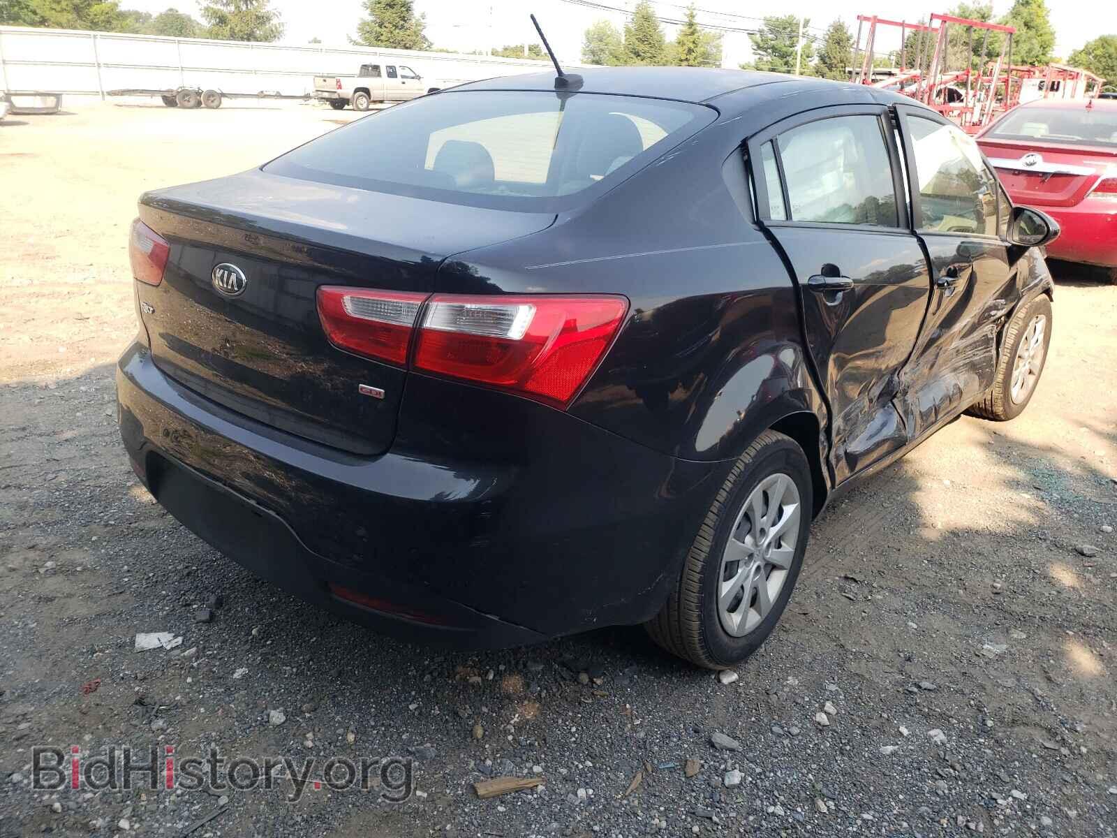 2014 KIA RIO - VIN: KNADM4A36E6360641 - Фото 4