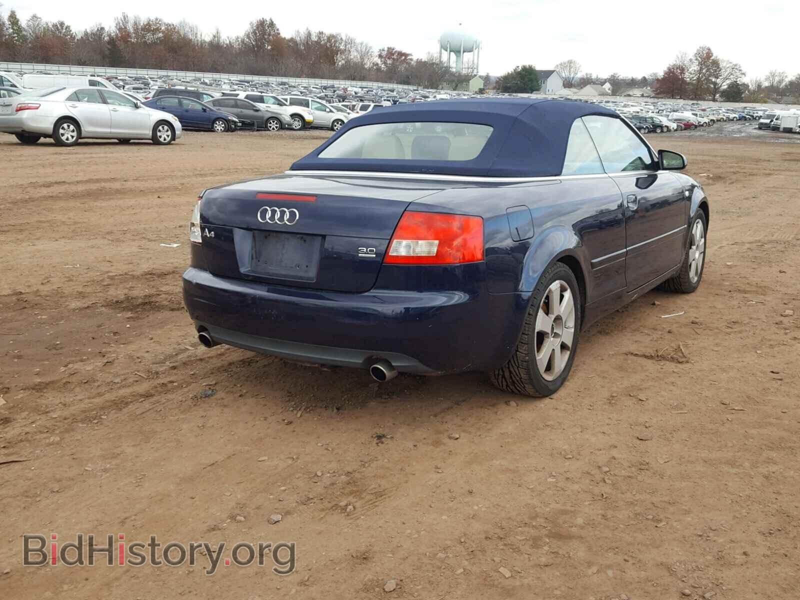 2005 AUDI A4 - VIN: WAUDT48HX5K014717 - Фото 4