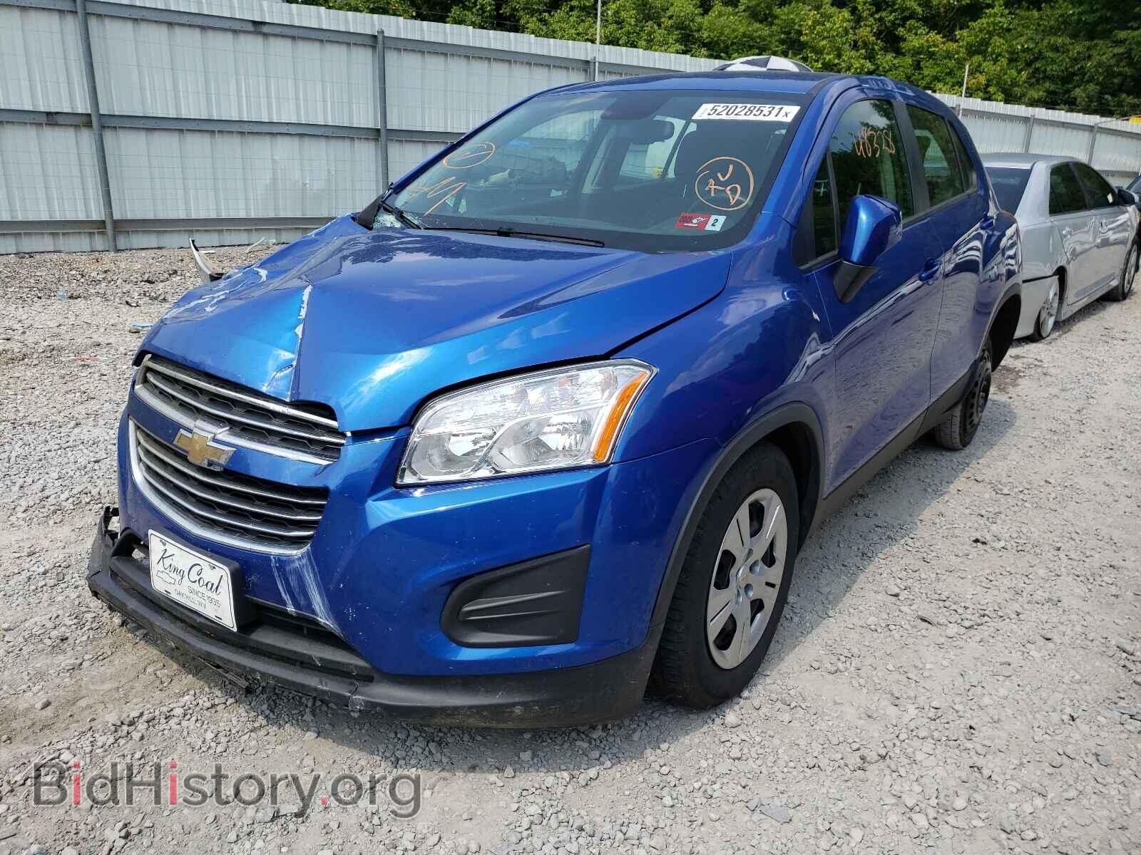 2016 CHEVROLET TRAX - VIN: KL7CJKSB7GB754741 - Фото 2