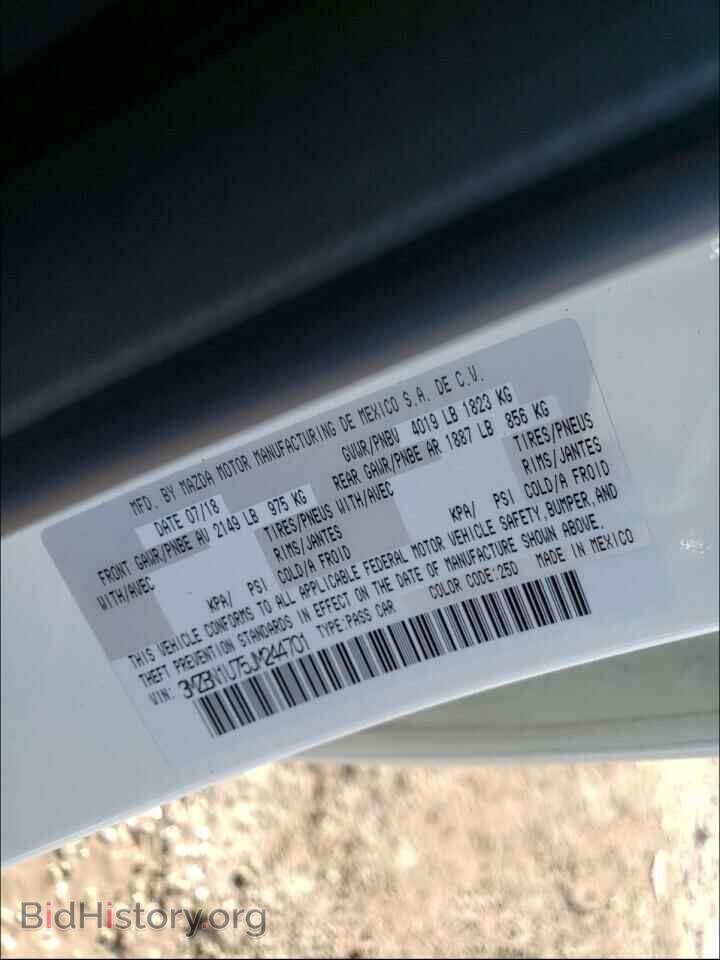 2018 MAZDA 3 - VIN: 3MZBN1U75JM244701 - Фото 10
