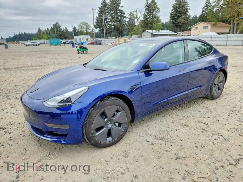 2023 Tesla MODEL 3 (VIN 5YJ3E1EA4PF698355) — photo 1 of 12, Copart, damage: rear end