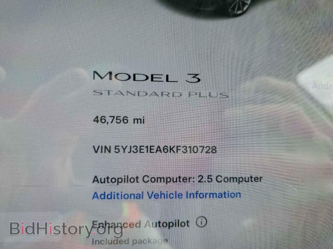 2019 TESLA MODEL 3 - VIN: 5YJ3E1EA6KF310728 - Фото 9